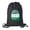 Blue Egg-Black, variant on Personalized Easter Basket Bags, Cotton Drawstring Backpacks Custom Easter Bags - Swirly Egg