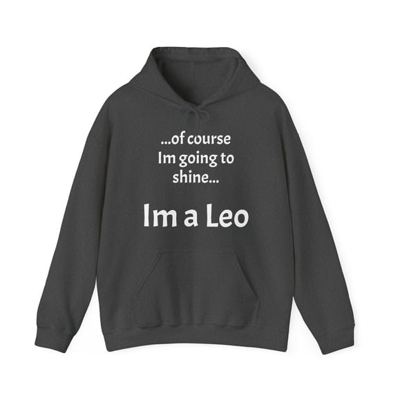 Funny Leo Zodiac Unisex Heavy Blend™ Hooded Sweatshirt