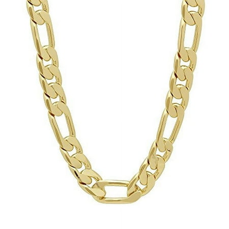 14K Gold Filled Thick Figaro Chain 24"