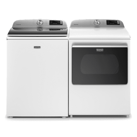 Maytag - 4.7 Cu. Ft. Smart Top Load Washer with Extra Power Button - White