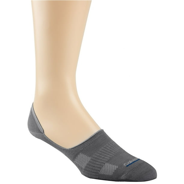 Calvin Klein Calvin Klein Mens Tech Cool No Show Socks, Grey, 1013