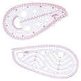 thumbnail image 2 of Regla de Costura 4 Piezas Regla de Ropa Regla Métrica Regla Curva para Coser Herramientas de Costura Plantilla de Dibujo Plantilla de Dibujo Herramienta de Sastre para Ropa de Bricolaje, 2 of 5