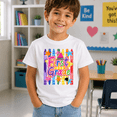 thumbnail image 4 of Godmerch Colorful First Grade Crayon Stars Back to School Shirt for Kids Youth Graphic T Shirt First Day Tee, 4 of 6