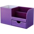 thumbnail image 2 of Organizador de escritorio multifuncional Zhivalor ZYY-1545 4 compartimentos color violeta, 2 of 5