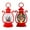 Red, variant on FEOLGEHLY 4 Pcs Christmas Snow Globes Light, Christmas Handheld Small Oil Lamps, Battery Powered Glitter Lantern, for Christmas Home Holiday Party Gifts, Santa Claus Christmas Decorations for Home