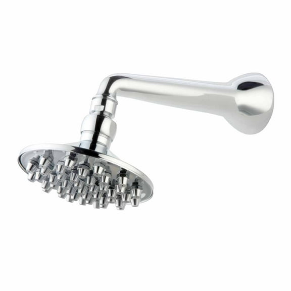 Shower Head Chrome Plated Brass 4" Raised Jet Shower | Renovator's Supply