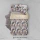 thumbnail image 3 of 3D Flores de colores Pájaros Patrón Funda nórdica Set Ropa de cama Set Funda nórdica, 3 of 3