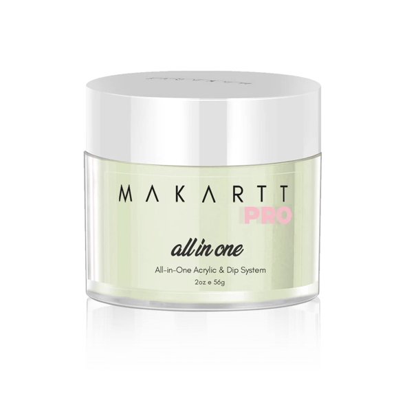 Makartt Inner Peace Nail Dip Powder All-in-One Acrylic & Dip Powder No Needed Nail Lamp French Manicure Nail Powder,2oz