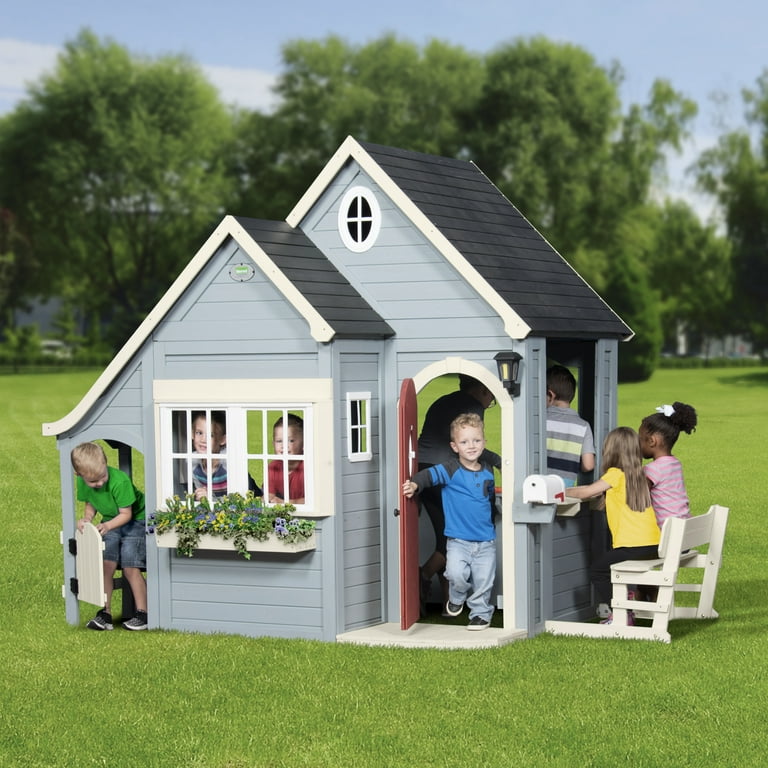 Backyard Discovery Spring Cottage Playhouse - Walmart.Com