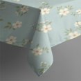 thumbnail image 3 of Pioneer Flower Floral Print Pattern Rectangle Tablecloth 60"x84", Waterproof Polyester Table Cloth, Wipeable Spillproof for Dining Camping Indoor Outdoor, 3 of 5