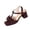 Womens Casual Shoes # Wine, variant on Sandals for Women Dressy Open Toe Block Heel T-Strap Ankle Buckle Closure Large Bowknot Detail Faux Suede Finish Summer Casual Office Party Wedding Evening Footwear