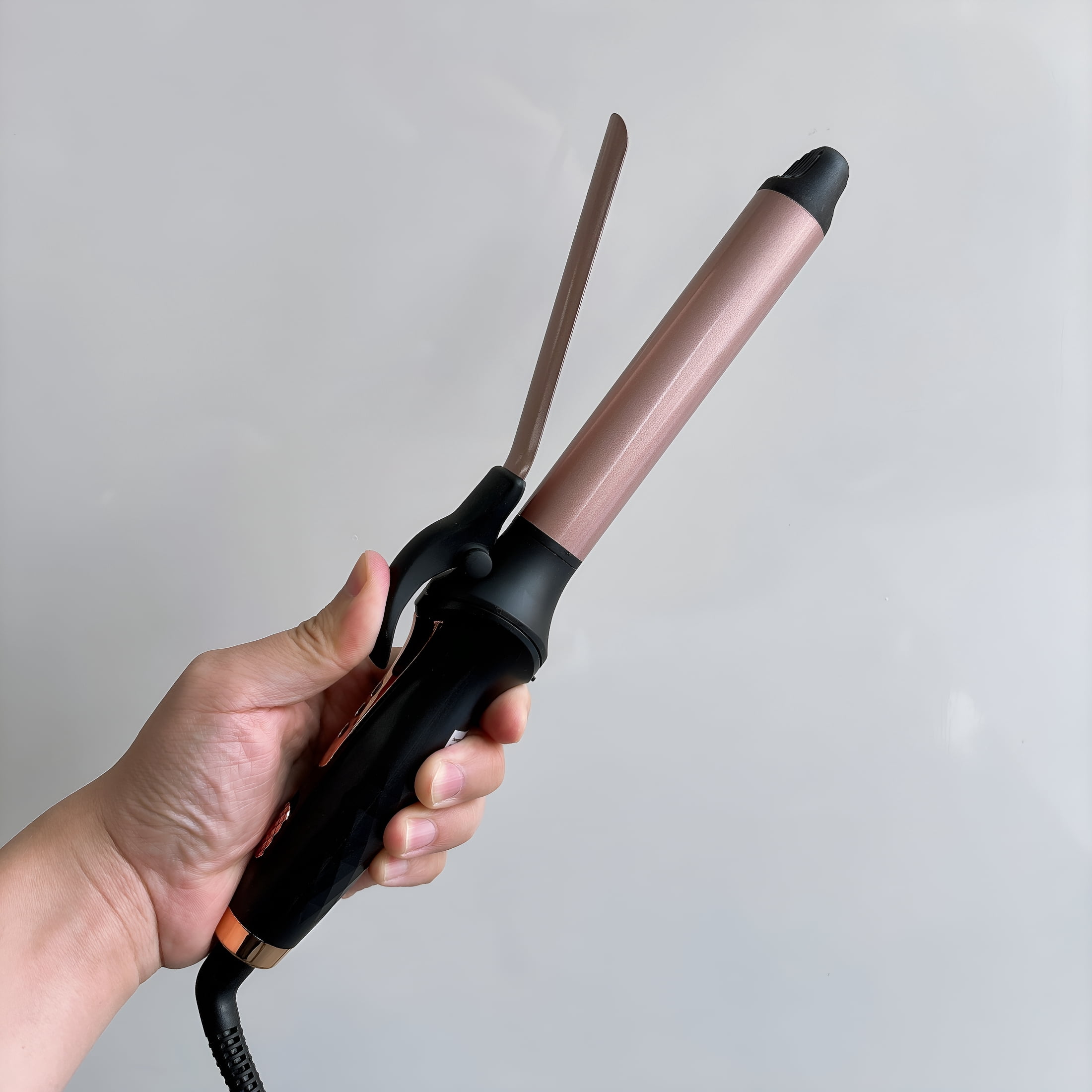 EXLEAF 2 Inch Curling Iron,Tourmaline Ceramic Curling Iron,Auto Rotate Left Rotate Right Rotate Barrel Produces Classic Curls-For Use on Short,Medium,Long Hair