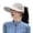 White, variant on Risckoth Women's Sun Hat Wide Brim UV Protection Adjustable Strap Embroidered Casual Cap