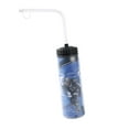thumbnail image 3 of Botella de agua deportiva de 650 ml, a prueba de fugas, para fitness Paja larga blanca, 3 of 9