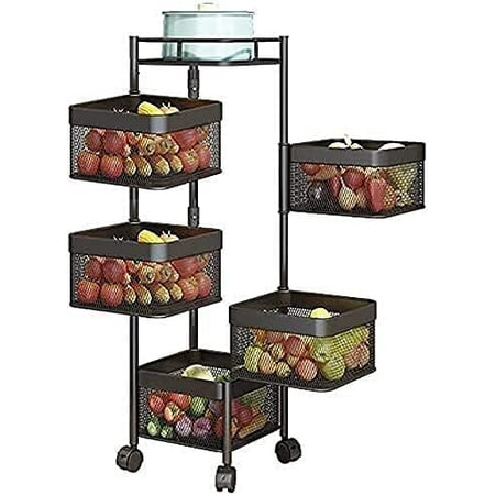 Storage Rack Metal Wire Shelf Unit 5-Layer NSF Heavy Duty Organizer