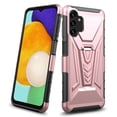 thumbnail image 6 of Galaxy Wireless for Samsung Galaxy A13 5G Case with Tempered Glass Screen Protector Hybrid Cover with Kickstand Phone Belt Clip Holster - Rose Gold, 6 of 8