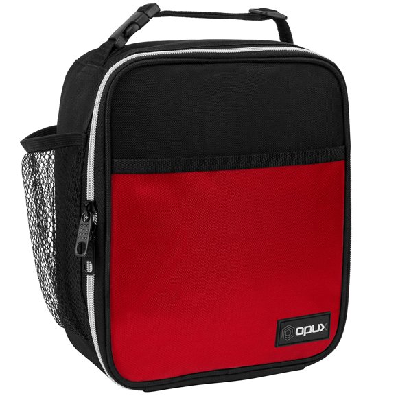 Lonchera Premium Térmica Aislada opux para Niños y Adultos Roja