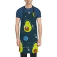 thumbnail image 2 of Bingfone Avocado In Space Apron Gifts For Men, Women Professional Grade Chef Apron For Kitchen,Bbq & Grill, 2 of 8