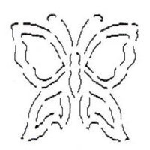 Pochoir de Courtepointe Papillon