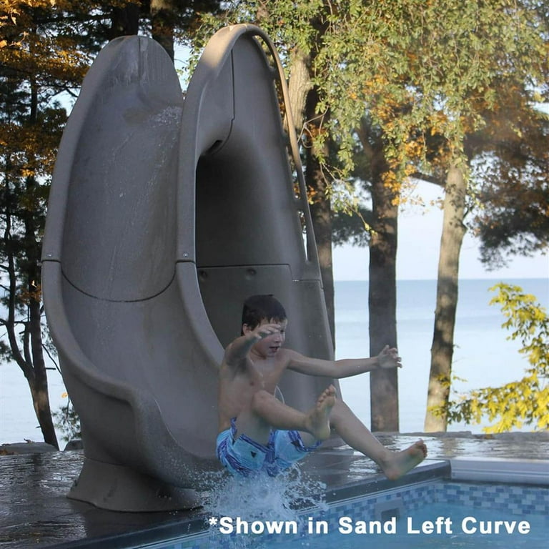 Global Pool Products Tidal Wave Inground Swimming Pool Water Slide