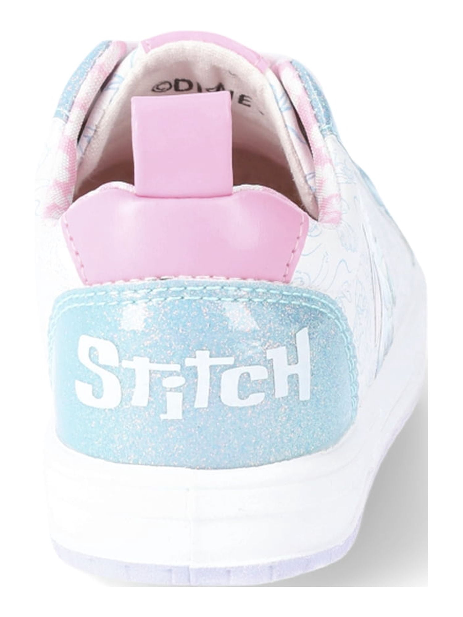 Disney Stitch Toddler Girls Slip-On Court Sneakers