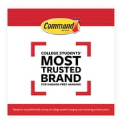 Command Poster Strips, White, Damage-Free Hanging Poster Hangers, 16 Command Strips