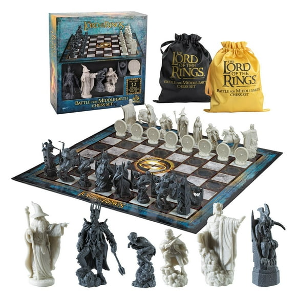 The Noble Collection The Lord of the Rings Battle For Middle-earth Chess Set