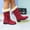 Red, variant on Women's Snow Boots Wide Width Snow Boots Womens Winter Ankle Boots Ladies Warm Booties Outdoor Booties Comfortable Shoes for Women (Red,9.5)