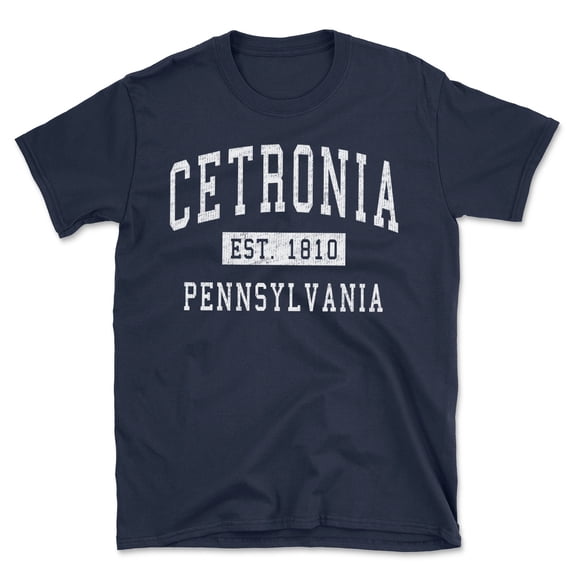 Cetronia Pennsylvania Classic Established Men's Cotton T-Shirt