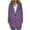 Purple, variant on Rohuuque Long Blazers for Women Business Casual Oversized Attire Solid Color Long Sleeve Breasted Suit Jacket with Pockets Olive Green