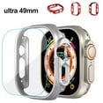 thumbnail image 5 of For Apple Watch 8 Ultra Case, Tempered Glass Protective Film & Hard PC Bumper Sets, 5 of 5