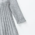 thumbnail image 4 of YTDSCS Kids Toddler Girl's Knit Dresses Baby Spring Fall Dress Little Girl Midi Long Sleeve Dress Casual A-line Dress Party Dresses Princess Dresses for 1-9Years, 4 of 8