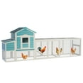 thumbnail image 4 of Pet Pens & Hutches Wooden Chicken Coop with Nesting Box and Free-Range Door, All-Weather Asphalt Roof, Sliding Tray for Easy Cleaning, Large Outdoor Poultry Cage for Chickens, Ducks, and Small Animal, 4 of 10