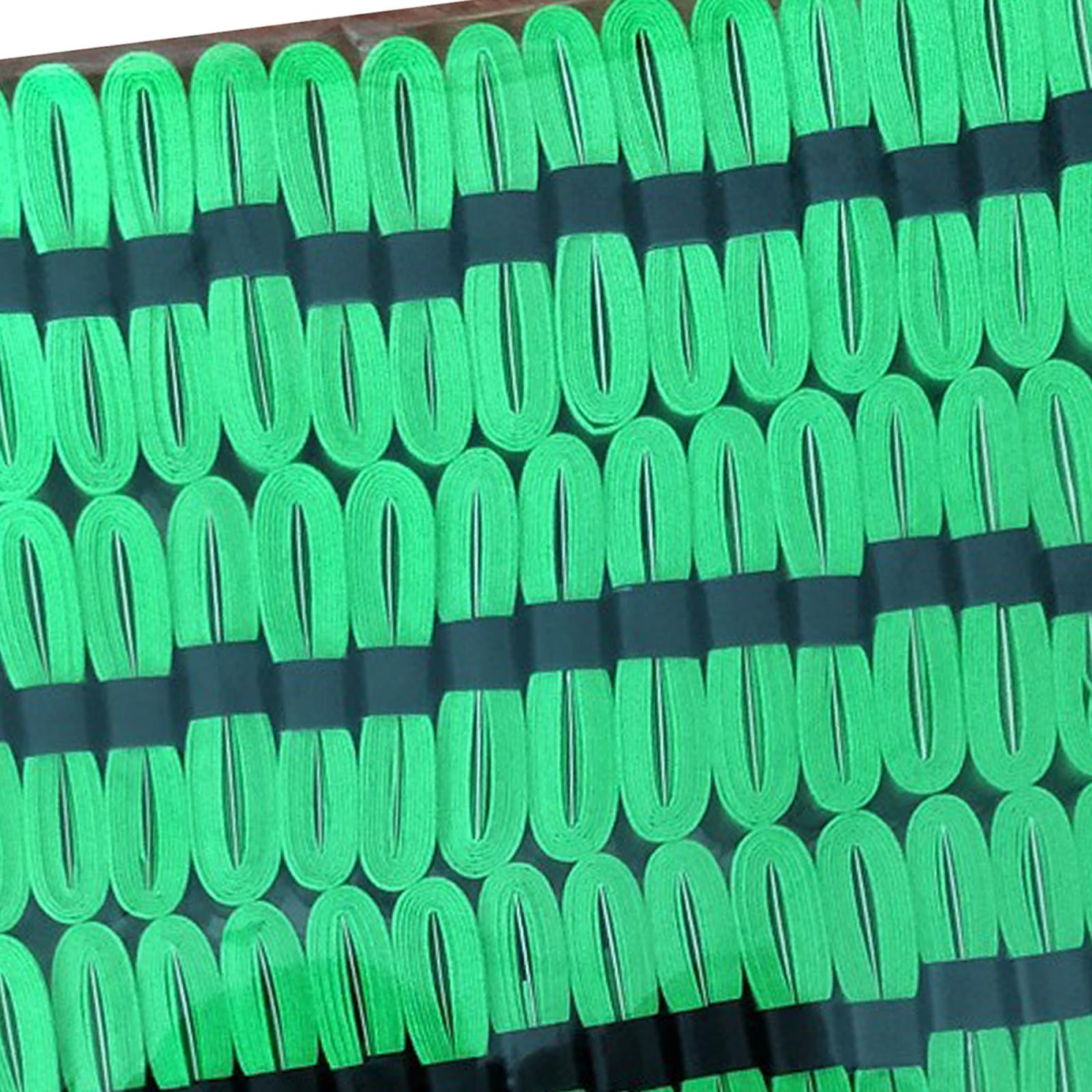 48Pcs Tennis Racket Grip Tape Badminton Squash Racquet Grip Handle Grip Band for green