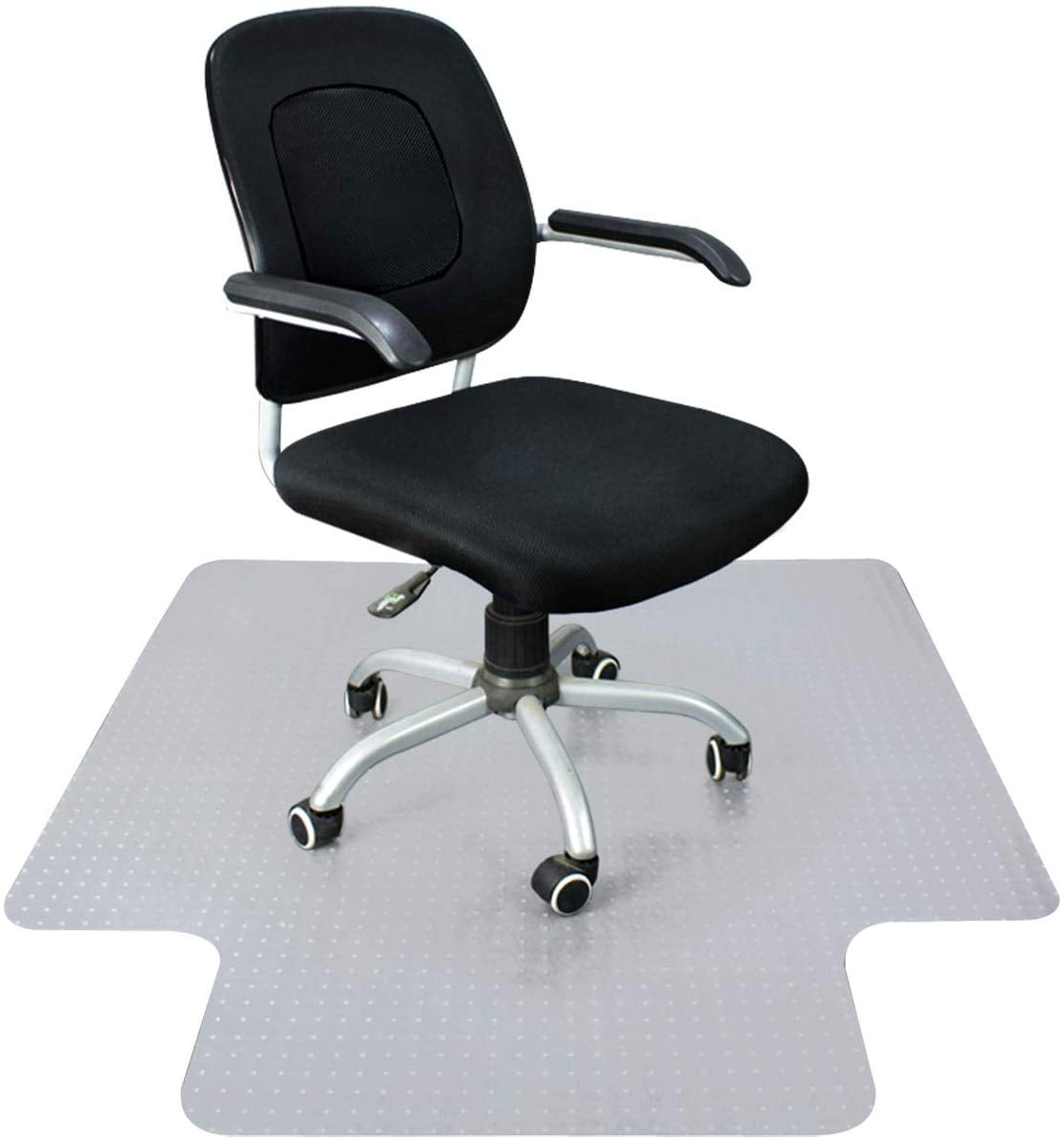 Marvelux 36" x 48" Heavy Duty Polycarbonate Office Chair Mat with Lip for Carpet 