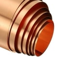 thumbnail image 4 of Uxcell 0.2x20x1000mm Copper Thin Foil Sheet Roll, 99.9% Pure Copper Tape Strip Flashing Metal Sheet Foil Plate, 4 of 6