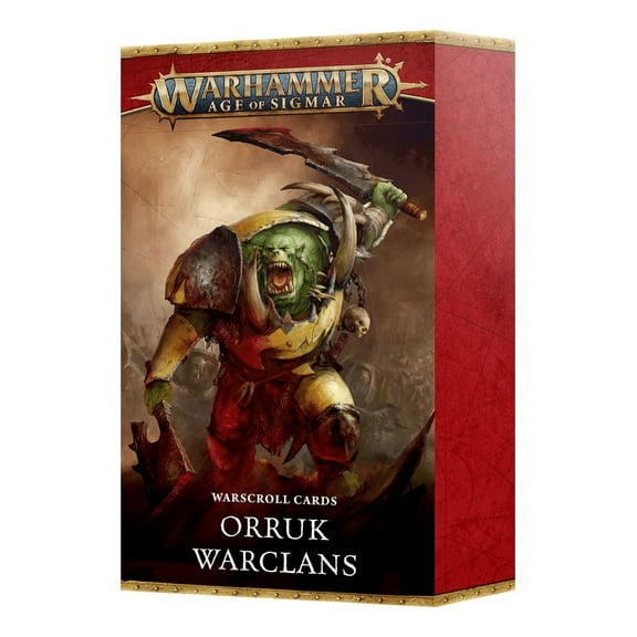Warhammer Age of Sigmar: Warscroll Cards: Orruk Warclans