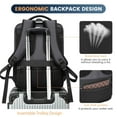 thumbnail image 3 of Mochila de viaje para PS5, funda protectora para portátil de 17,3", mandos, discos de juegos y más accesorios de juego, estuche de transporte para consola con múltiples bolsillos, 3 of 7
