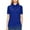 Blue, variant on Ashirexll Women's Summer Tops Short Sleeve Shirts for Women Solid Sports Lapel Dry Shirt Men's and Women's Short Sleeve Working Clothes Tops/Shirt
