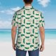 thumbnail image 4 of Fotbe Cartoon Crocodile Camisa Hawaiana para Hombre Unisex – Camisa Casual de Verano con Botones de Manga Corta de Algodón y Lino,X-Large, 4 of 7