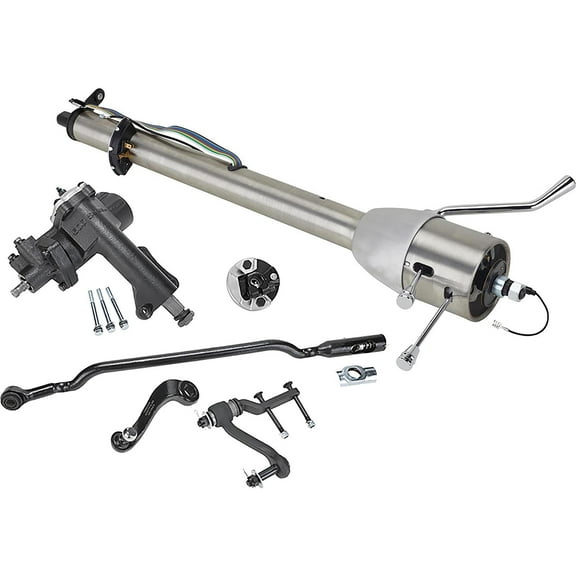 1955-56 Chevy Power Steering Conv Kit w/Plain Tilt/Shift Column
