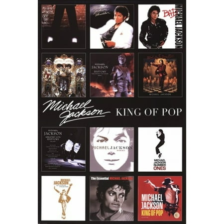Michael Jackson - Album Covers Poster Poster Print