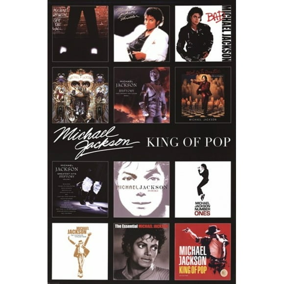 Michael Jackson - Pochettes d'Album Laminées Poster (24 x 36)