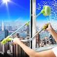 Kitchen Window Cleaner Homemaxs Telescopic Window Cleaner, Stainless Steel, Extendable Pole ...