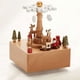 thumbnail image 5 of Caja de música navideña estilo artesanía de madera regalos creativos de navidad regalos de caja de música navideña, 5 of 6