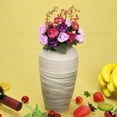 thumbnail image 2 of Ramo Flores Artificiales Rosas 21 Cabezas Flores Secas Falsas (púrpura), 2 of 7