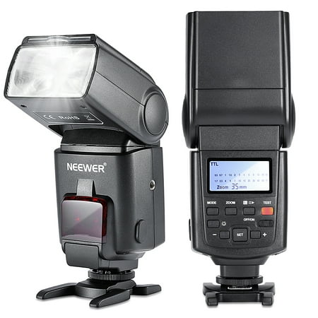 Neewer NW680/TT680 HSS Speedlite Flash E-TTL Camera Flash for Canon 5D MARK 2 6D 7D 70D 60D 50DT3I T2I and other Canon DSLR (Best Speedlite For Canon 7d)