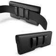 thumbnail image 6 of For Motorola Moto Edge 5G 2024 Universal Leather Belt Holster Horizontal Pouch Phone Holder with Belt Loop / Clip Waistband (X-Large) Cover - Black, 6 of 8