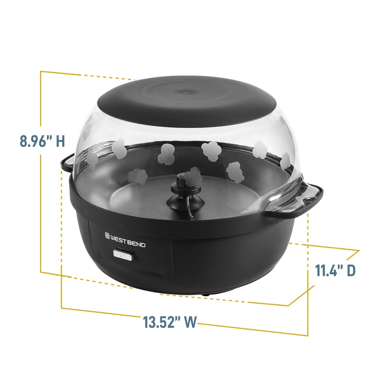 West Bend Stir Crazy 6-Quart Popcorn Machine photo 4