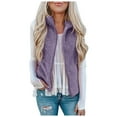 thumbnail image 1 of Heliisoer Veste Sans Manches à Poches pour Femmes avec Fermeture Éclair Couleur Unie, 1 of 8